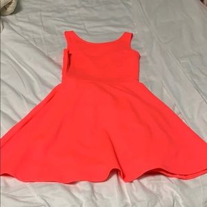 H&M Bright pink fit and flare dress